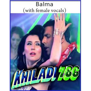 Balma (With Female Vocals) - Khiladi 786 (MP3 And Video Karaoke Format)