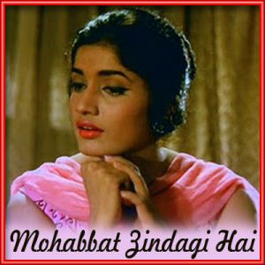 Na Jaane Kyun Humare Dil KoTumne Nahin Samjha - Mohabbat Zindagi Hai (MP3 and Video-Karaoke  Format)