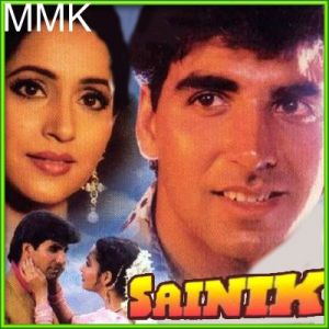 Kitni Hasrat Hai Humein - Sainik (MP3 and Video Karaoke Format)