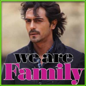 Ankhon Mein Neendein - We Are Family (MP3 and Video Karaoke Format)