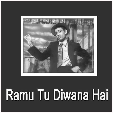 Zindagi Hai Tadapna - Tadapna Hai Zindagi - Ramu Tu Diwana Hai (MP3 and Video Karaoke  Format)