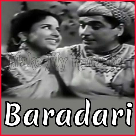 Tasveer Banata Hoon - Baradari (MP3 and Video Karaoke Format)